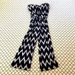 Eye catching strapless romper. With bra band